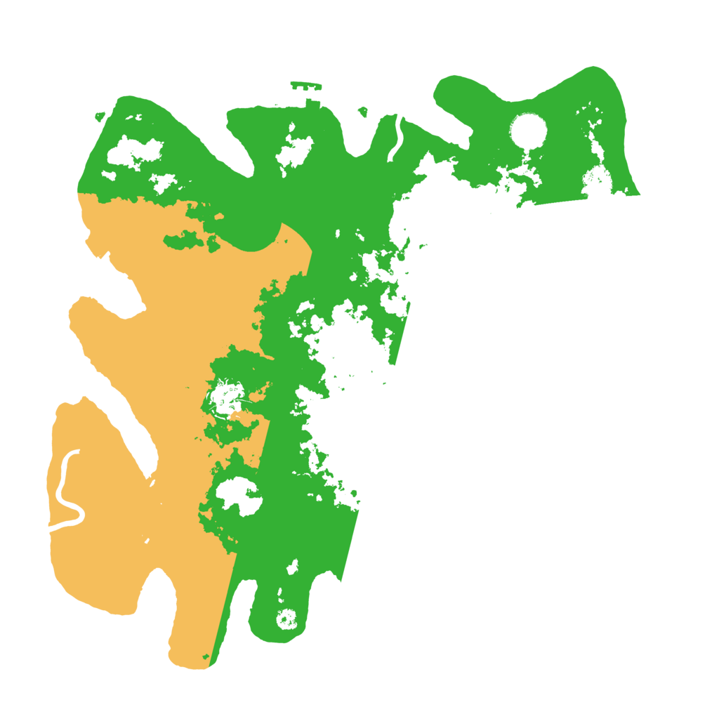 Biome Rust Map: Procedural Map, Size: 3500, Seed: 927522873