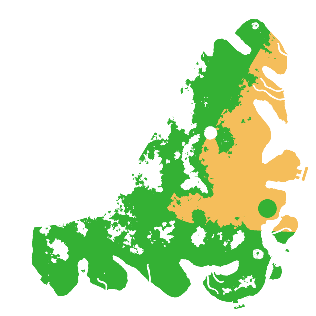 Biome Rust Map: Procedural Map, Size: 4500, Seed: 1393569156