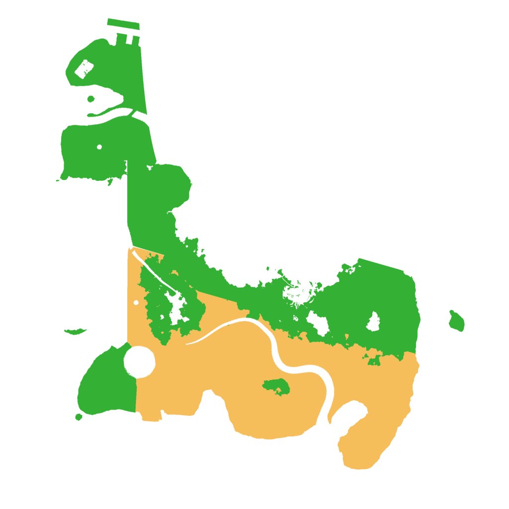 Biome Rust Map: Procedural Map, Size: 3000, Seed: 418592780