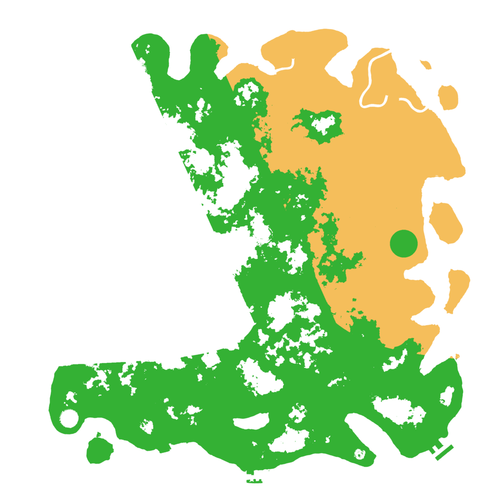 Biome Rust Map: Procedural Map, Size: 4750, Seed: 524