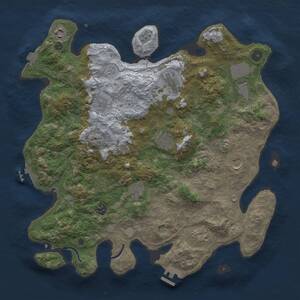 Thumbnail Rust Map: Procedural Map, Size: 4000, Seed: 1003595920, 16 Monuments