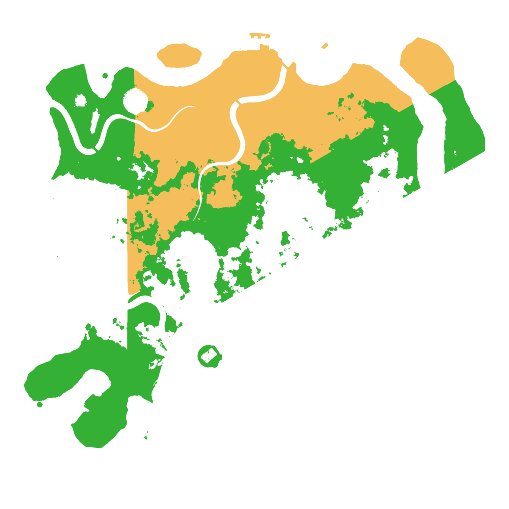 Biome Rust Map: Procedural Map, Size: 3750, Seed: 6461457