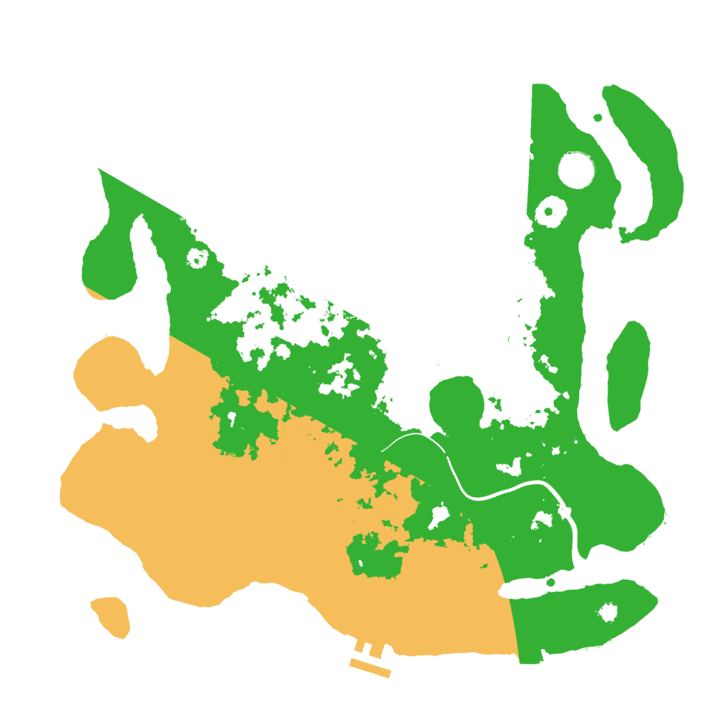 Biome Rust Map: Procedural Map, Size: 3500, Seed: 1790045394