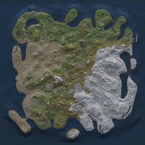 Thumbnail Rust Map: Procedural Map, Size: 4250, Seed: 478694879, 16 Monuments