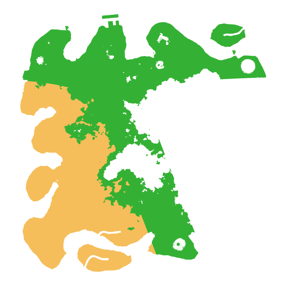 Biome Rust Map: Procedural Map, Size: 3600, Seed: 26924