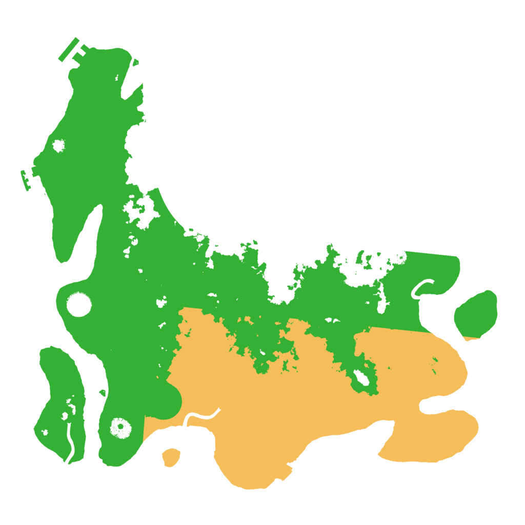 Biome Rust Map: Procedural Map, Size: 3800, Seed: 62947461