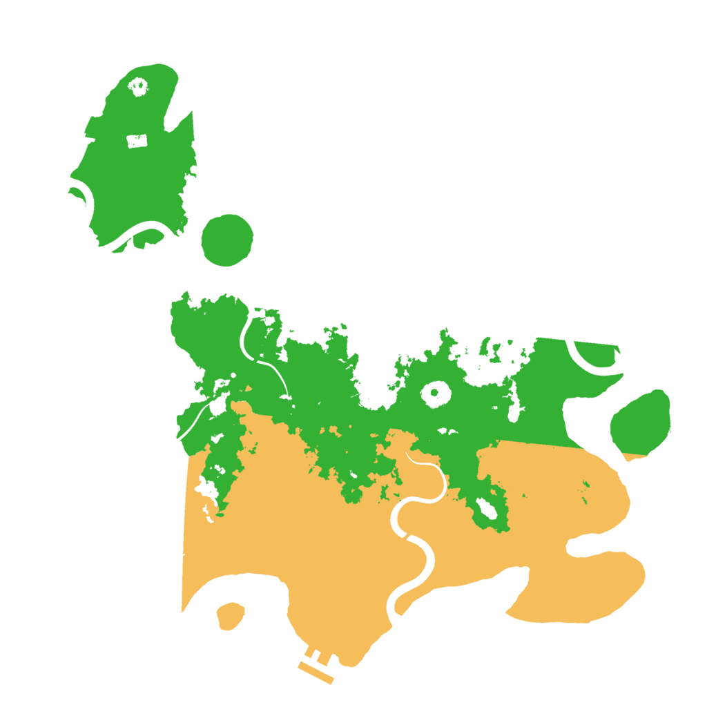 Biome Rust Map: Procedural Map, Size: 3800, Seed: 62947461