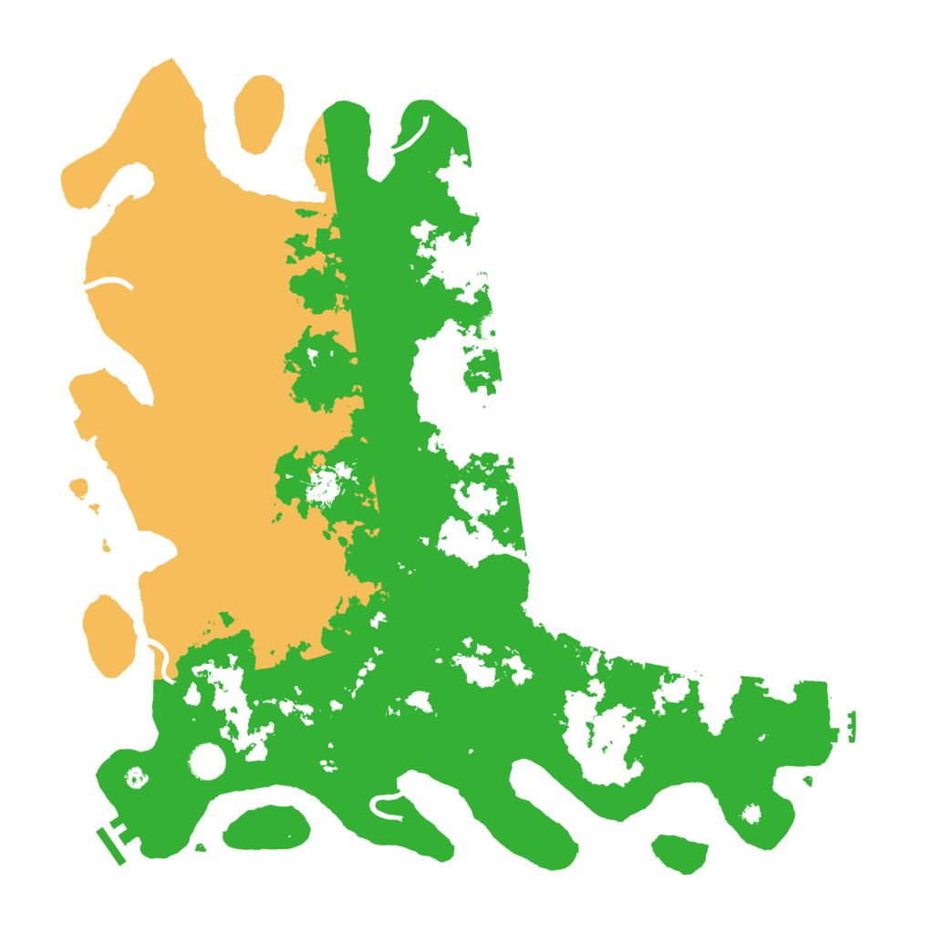 Biome Rust Map: Procedural Map, Size: 4500, Seed: 325739555