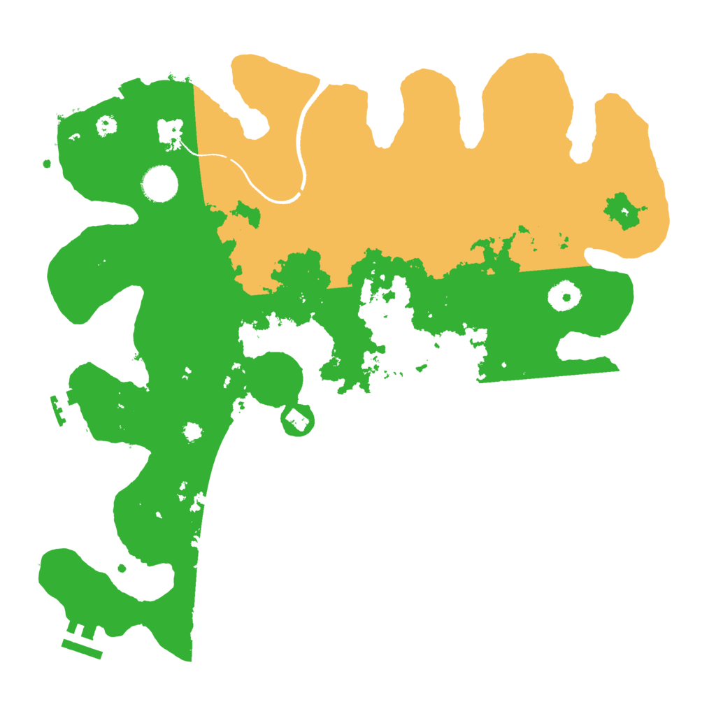 Biome Rust Map: Procedural Map, Size: 3500, Seed: 1257159174