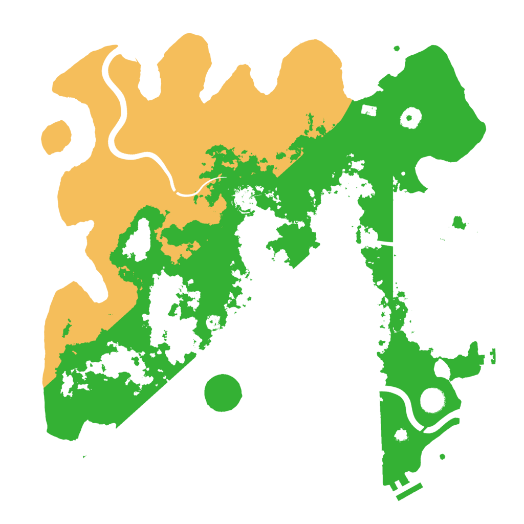 Biome Rust Map: Procedural Map, Size: 3750, Seed: 958263