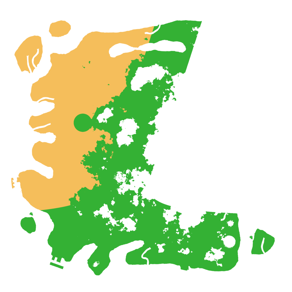 Biome Rust Map: Procedural Map, Size: 4250, Seed: 740590457