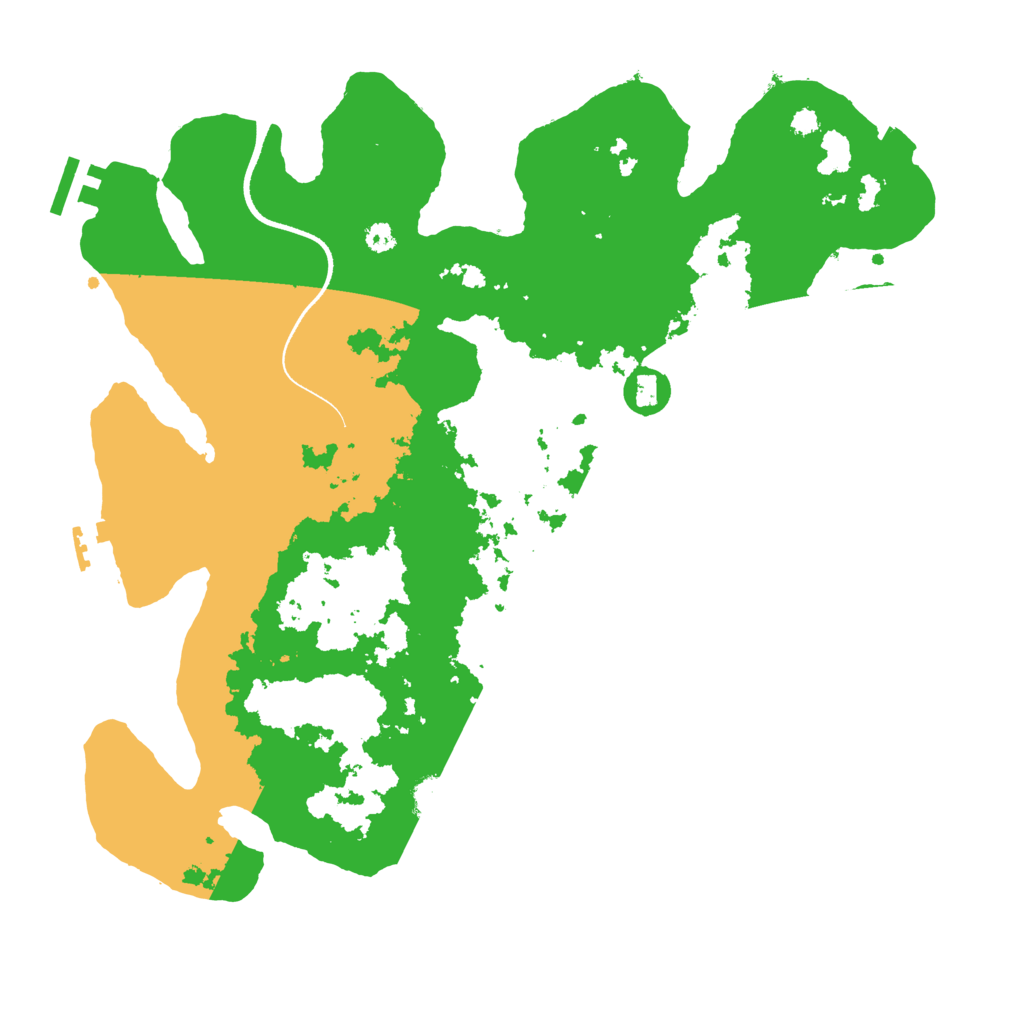 Biome Rust Map: Procedural Map, Size: 3500, Seed: 1920298820