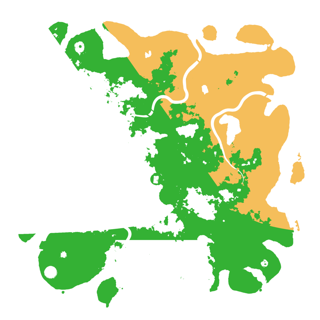 Biome Rust Map: Procedural Map, Size: 4500, Seed: 1516803835