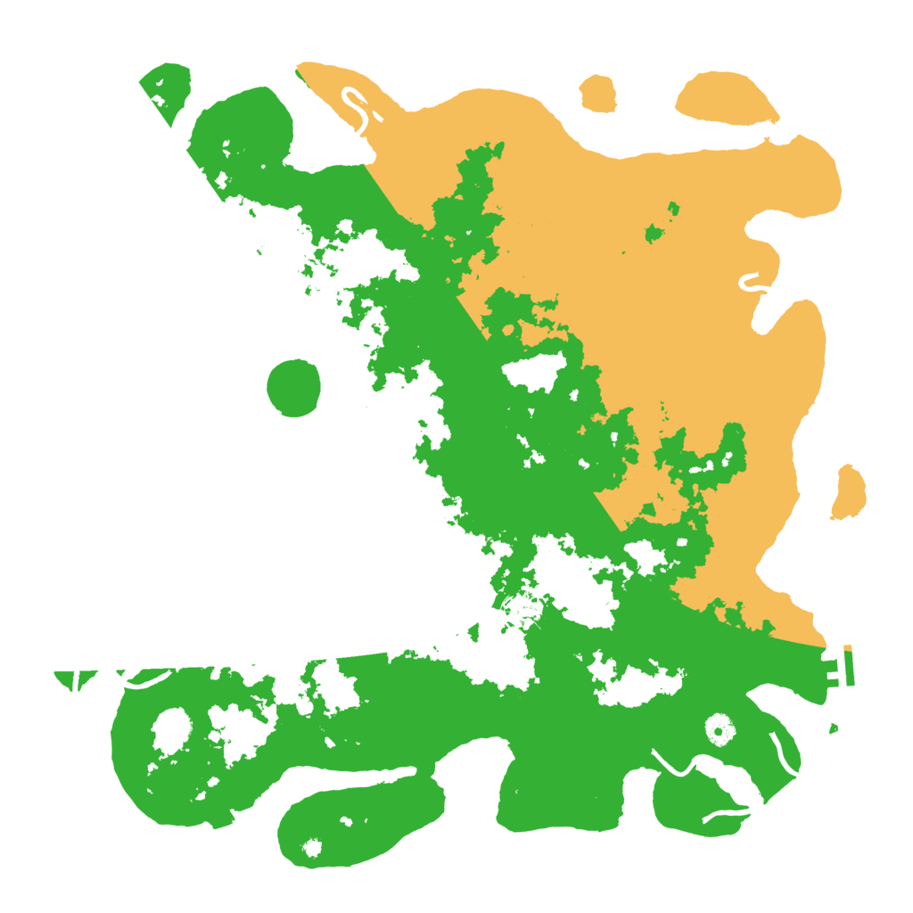 Biome Rust Map: Procedural Map, Size: 4500, Seed: 1516803835