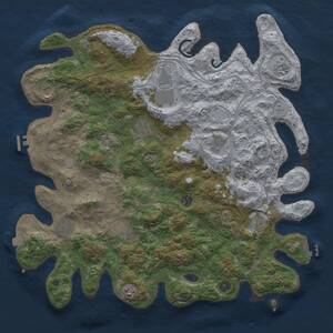 Thumbnail Rust Map: Procedural Map, Size: 4500, Seed: 7483, 17 Monuments