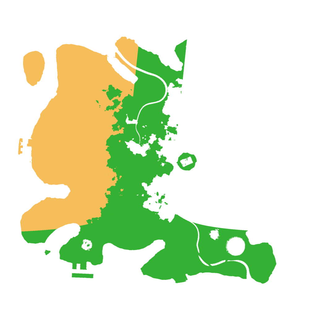 Biome Rust Map: Procedural Map, Size: 3000, Seed: 237923177