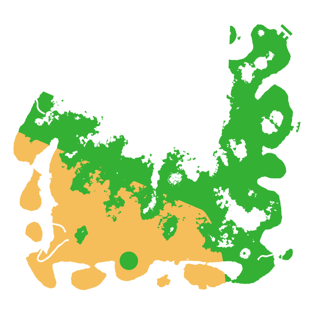 Biome Rust Map: Procedural Map, Size: 4500, Seed: 1753767254