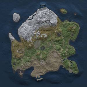 Thumbnail Rust Map: Procedural Map, Size: 3000, Seed: 1431756130, 11 Monuments