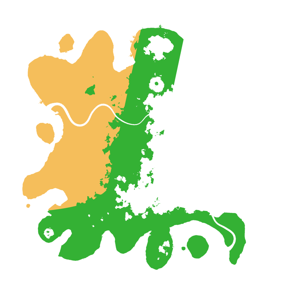 Biome Rust Map: Procedural Map, Size: 3000, Seed: 1096991888