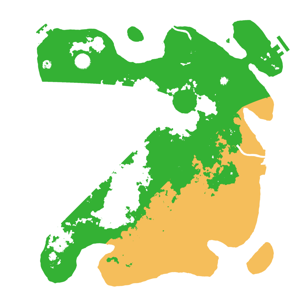 Biome Rust Map: Procedural Map, Size: 3500, Seed: 2047223990