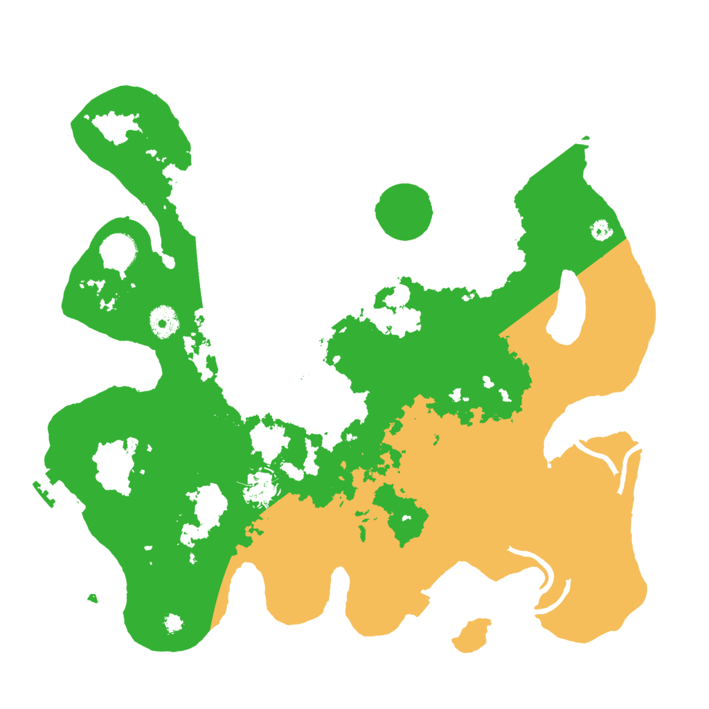 Biome Rust Map: Procedural Map, Size: 3500, Seed: 188902