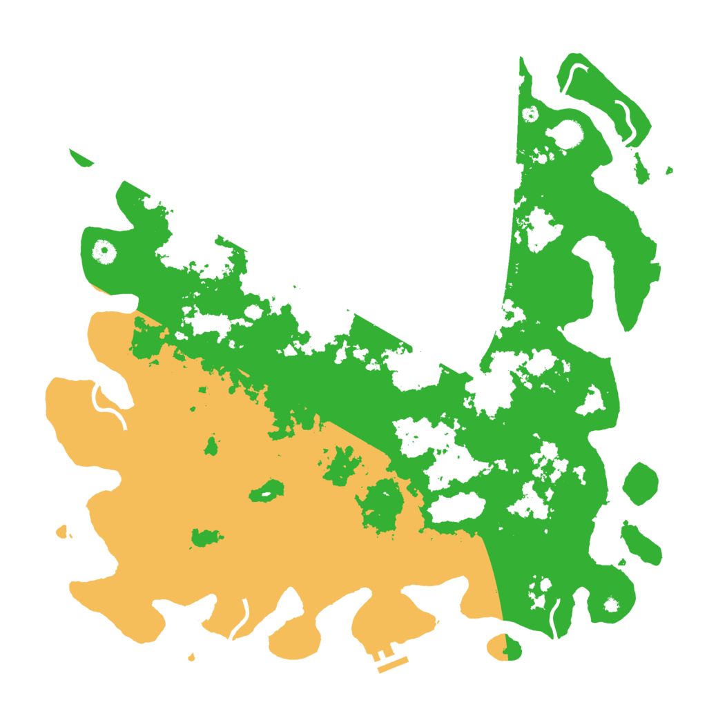 Biome Rust Map: Procedural Map, Size: 4500, Seed: 1999215902