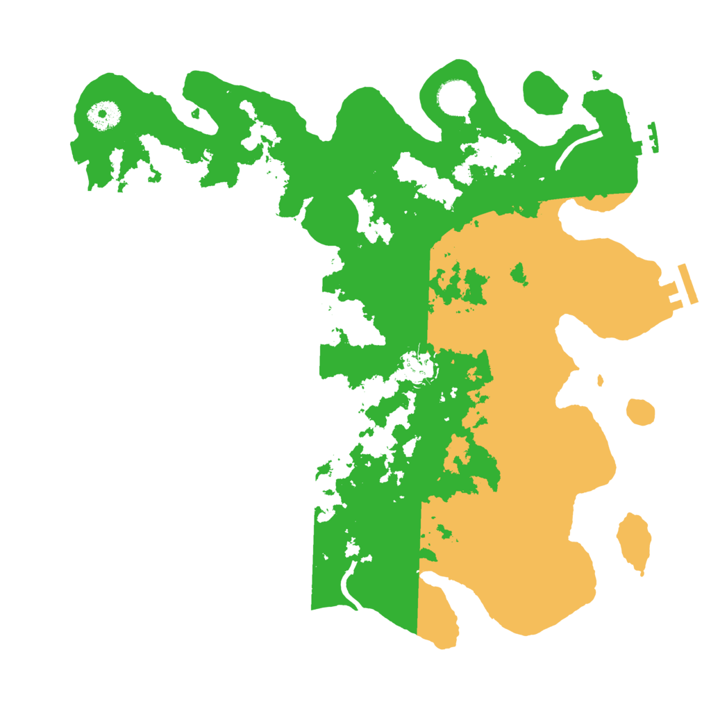 Biome Rust Map: Procedural Map, Size: 3500, Seed: 1732109845