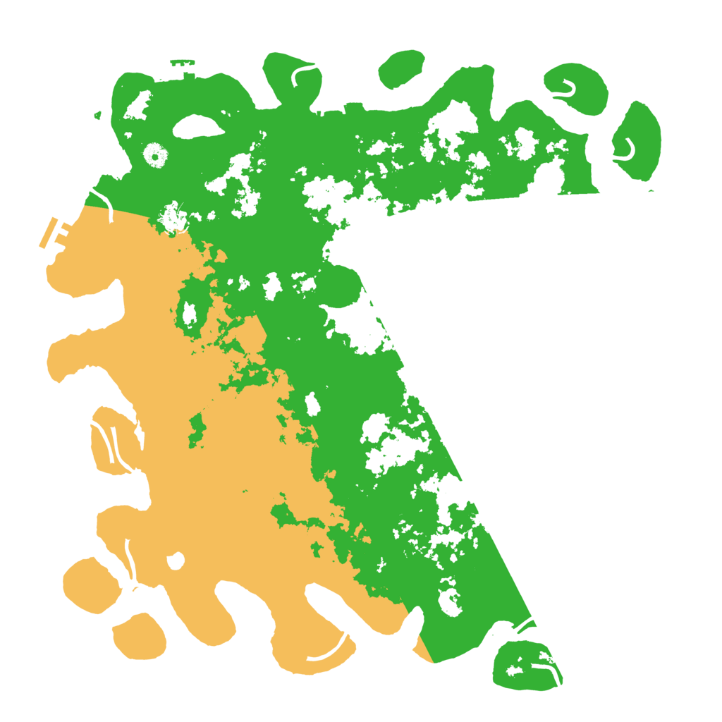 Biome Rust Map: Procedural Map, Size: 4500, Seed: 456455287