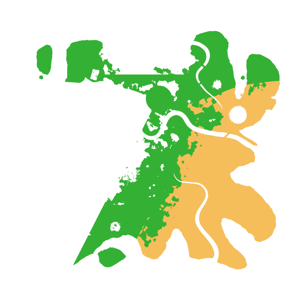 Biome Rust Map: Procedural Map, Size: 3000, Seed: 1741204319