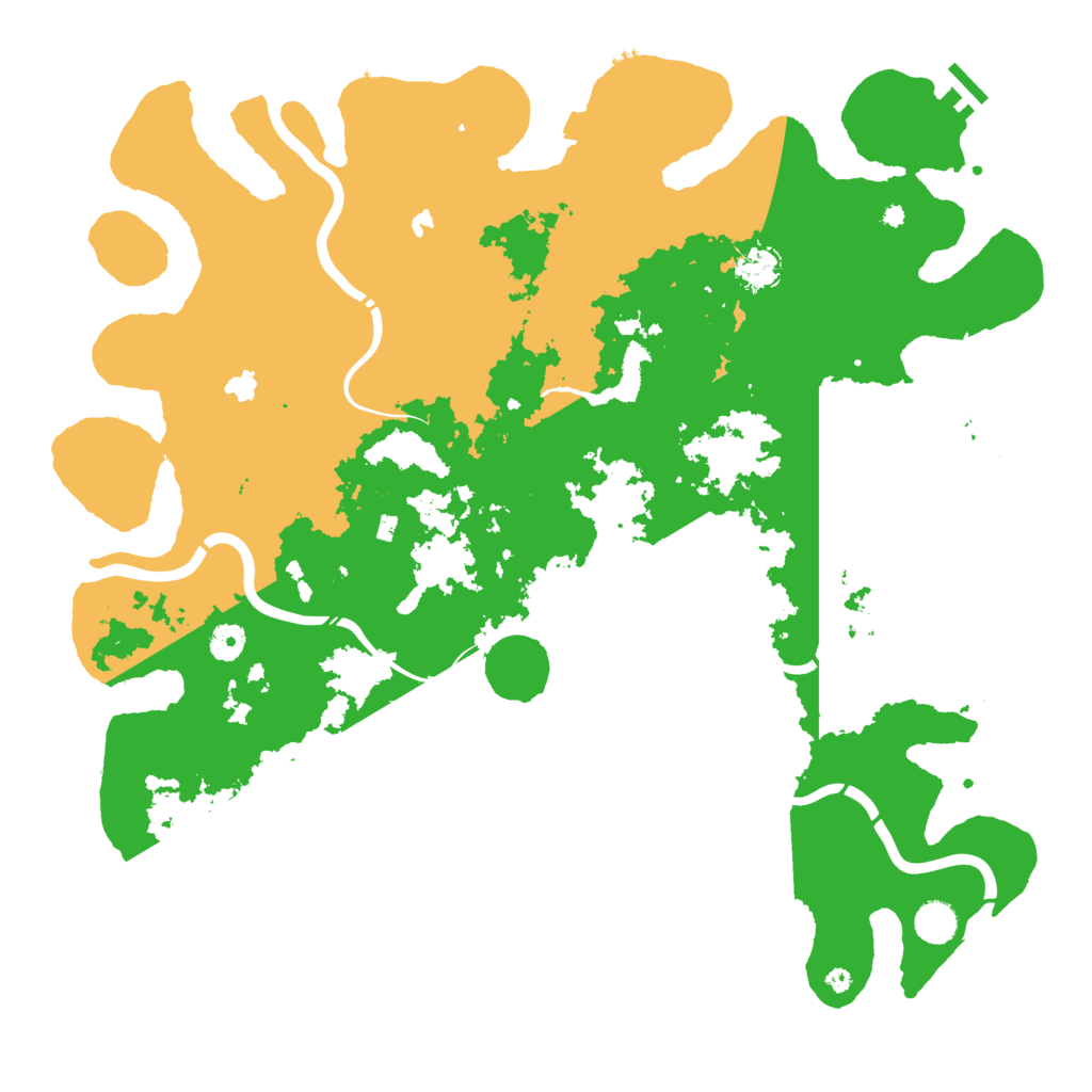 Biome Rust Map: Procedural Map, Size: 4500, Seed: 5021980