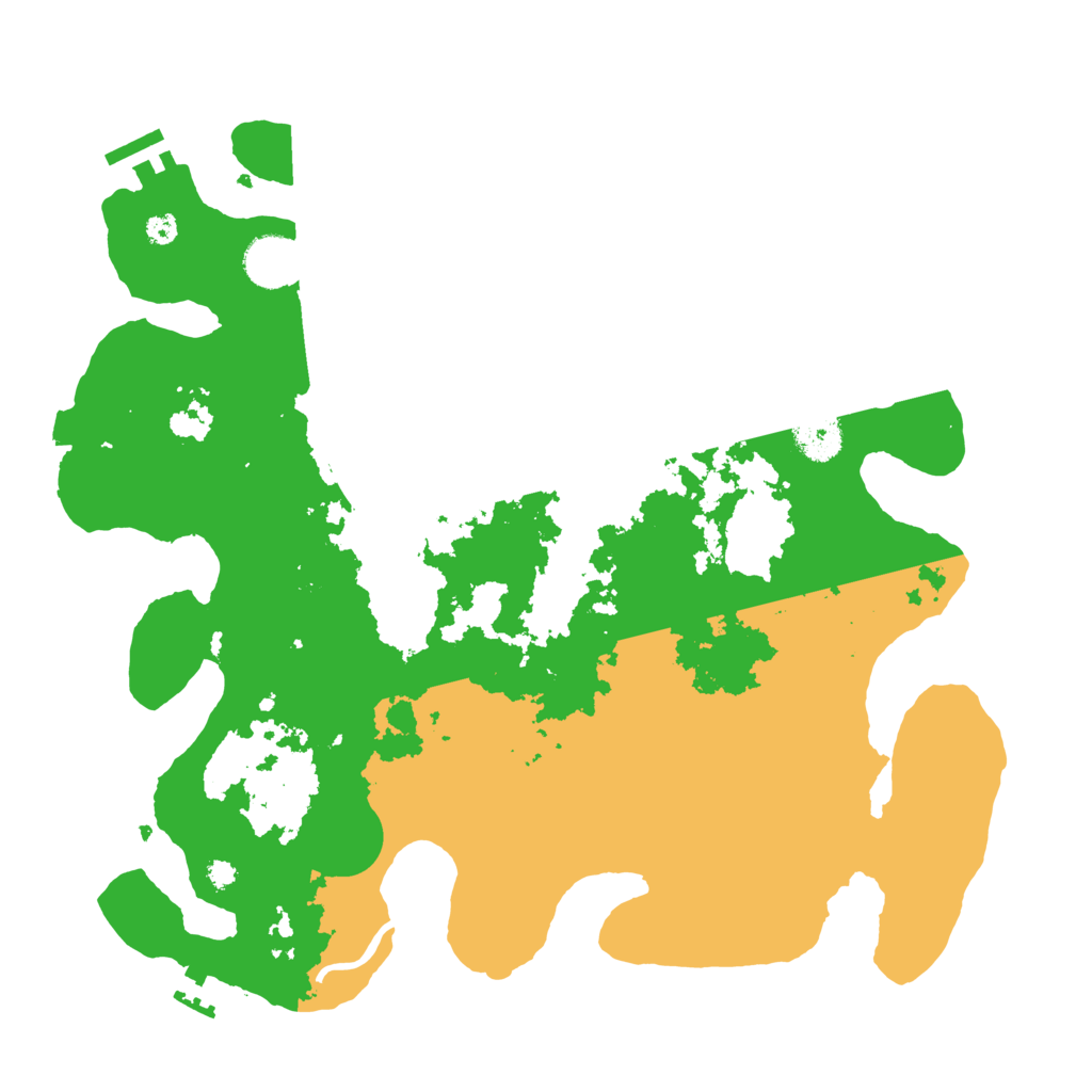 Biome Rust Map: Procedural Map, Size: 3611, Seed: 1