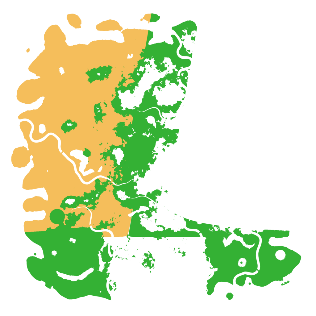 Biome Rust Map: Procedural Map, Size: 5500, Seed: 8000