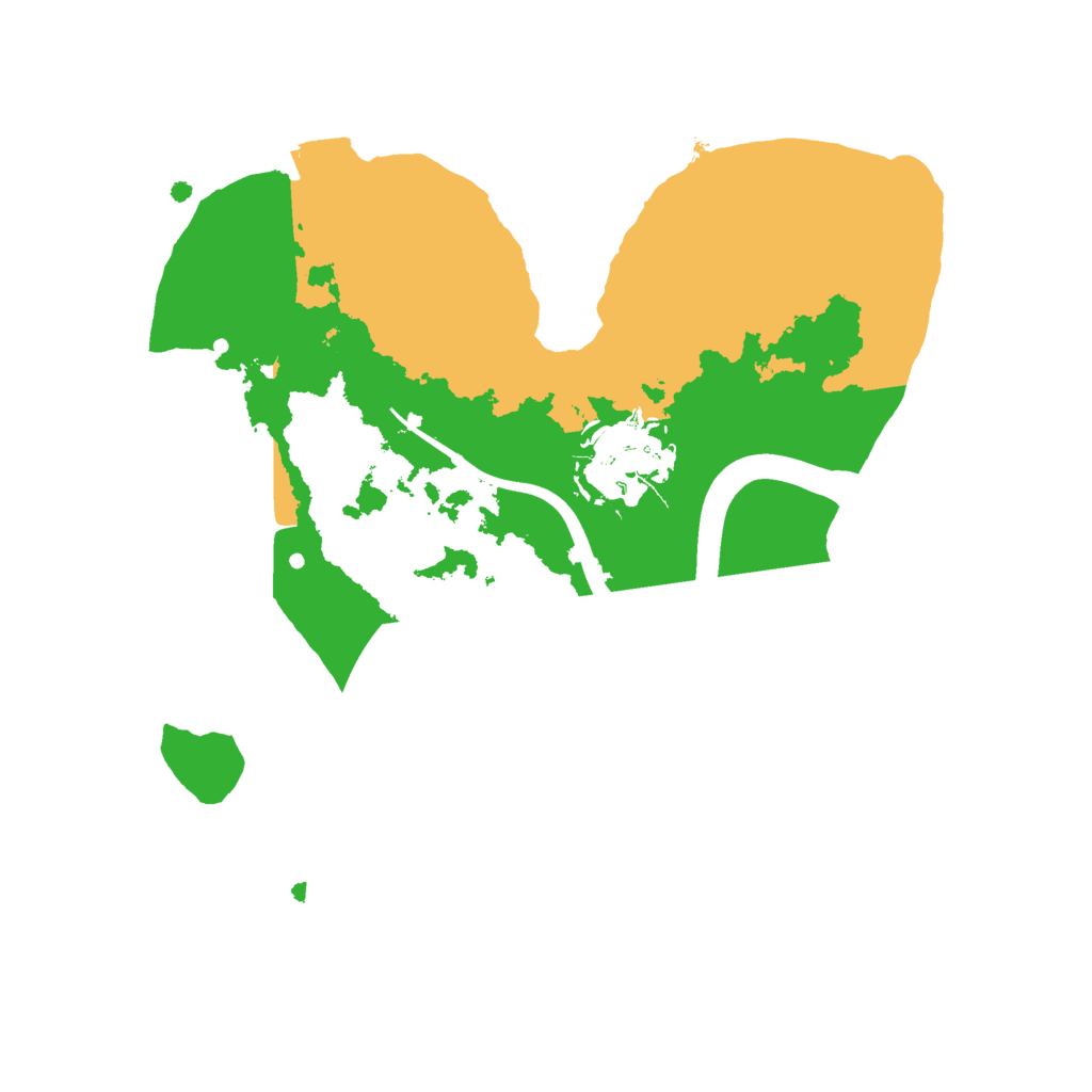 Biome Rust Map: Procedural Map, Size: 2106, Seed: 50000