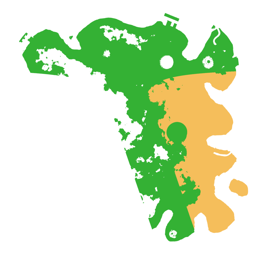 Biome Rust Map: Procedural Map, Size: 3500, Seed: 2114558871