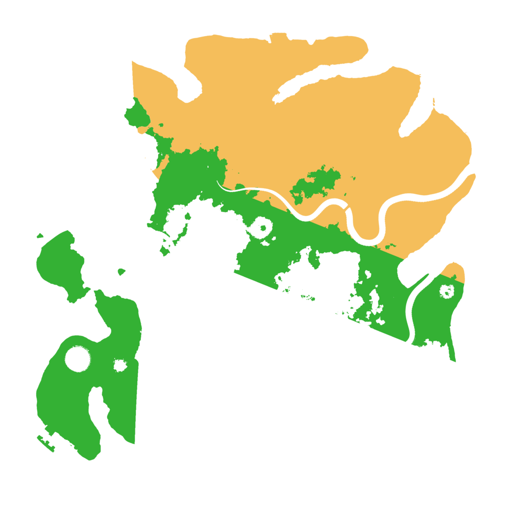 Biome Rust Map: Procedural Map, Size: 3500, Seed: 218062176