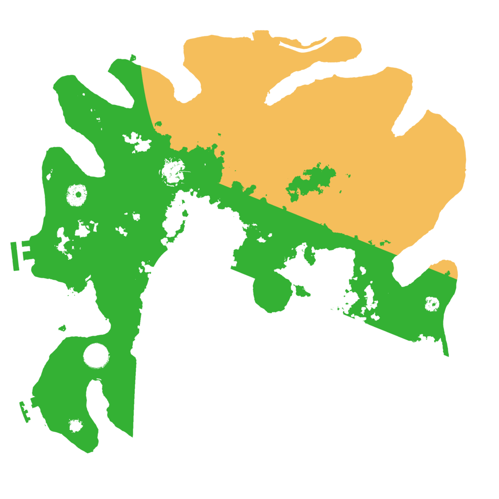 Biome Rust Map: Procedural Map, Size: 3500, Seed: 218062176