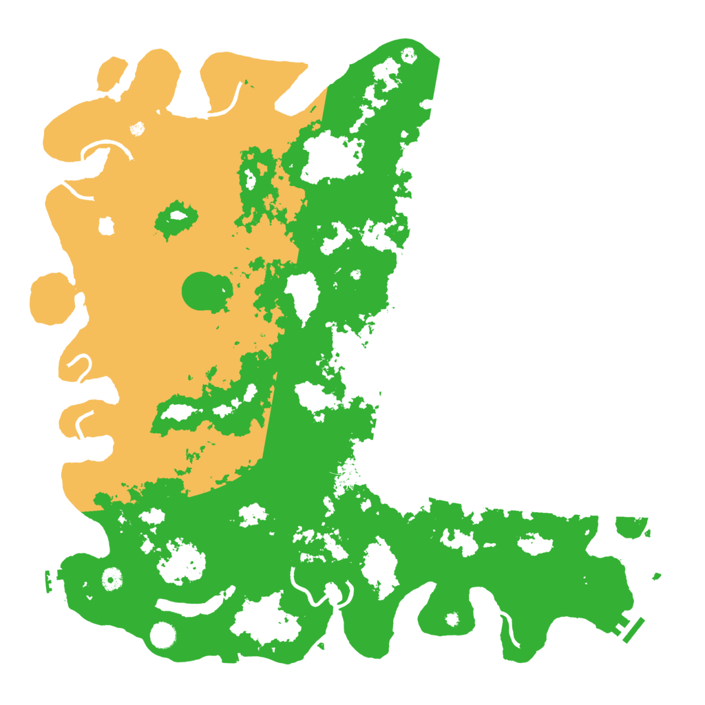 Biome Rust Map: Procedural Map, Size: 4800, Seed: 8000