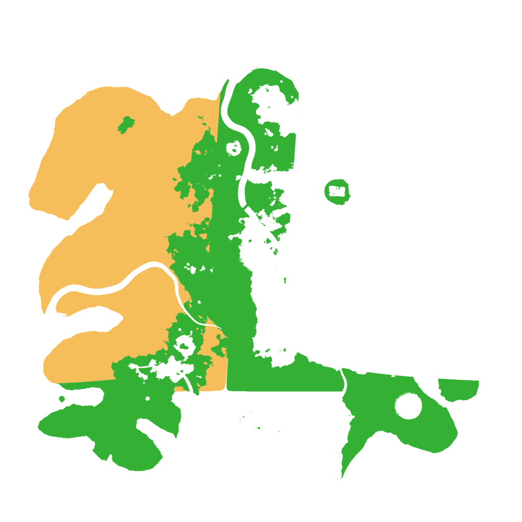Biome Rust Map: Procedural Map, Size: 3500, Seed: 1590722478