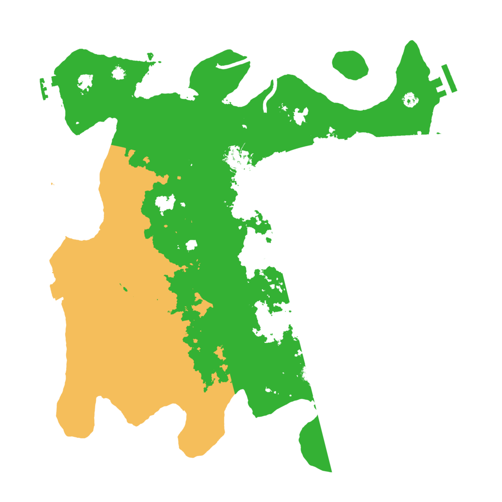 Biome Rust Map: Procedural Map, Size: 3500, Seed: 427475922