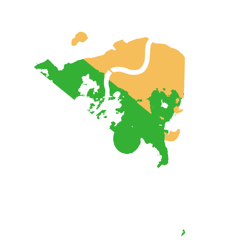 Biome Rust Map: Procedural Map, Size: 2500, Seed: 1047940194