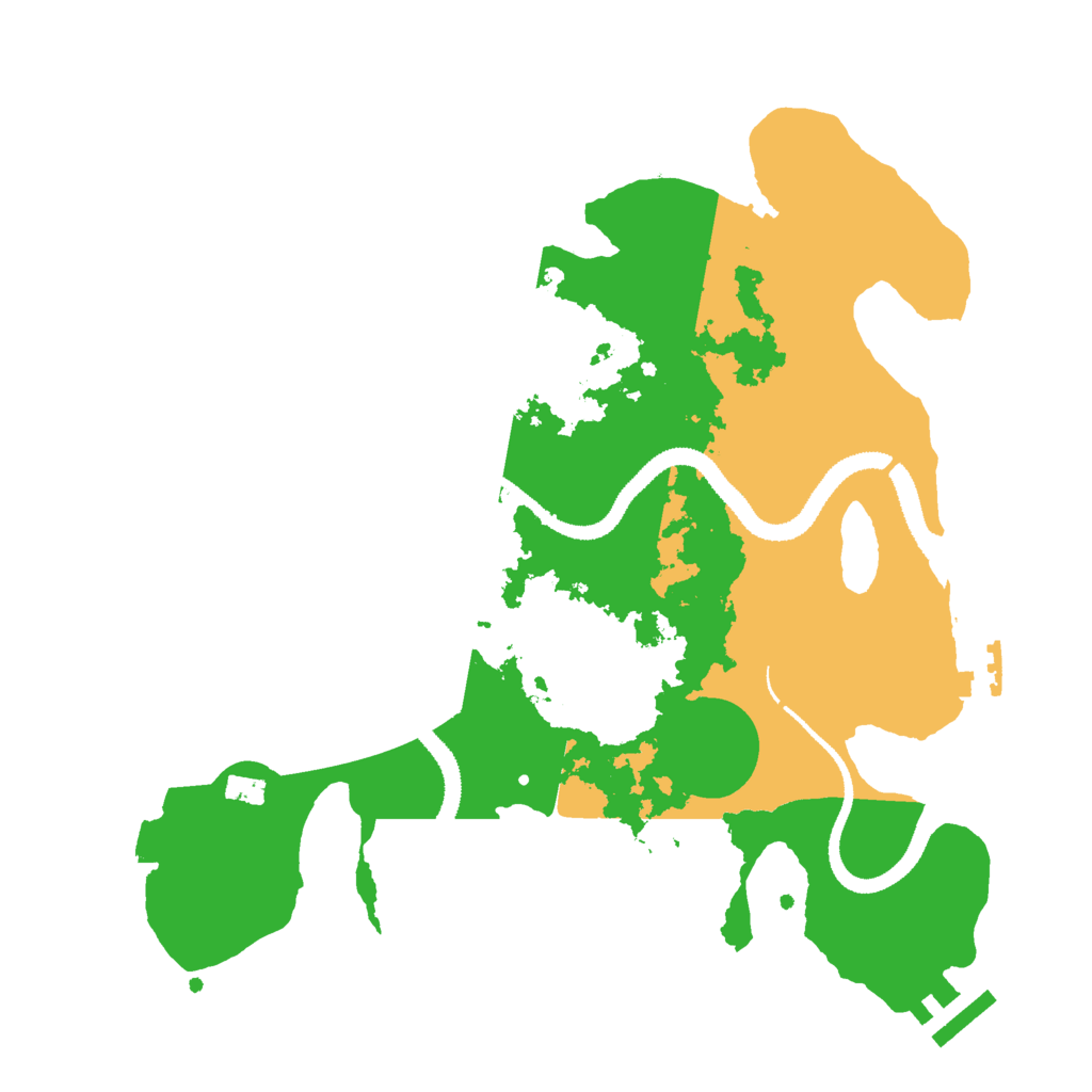 Biome Rust Map: Procedural Map, Size: 3000, Seed: 2047567934