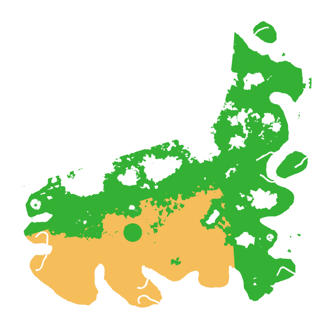 Biome Rust Map: Procedural Map, Size: 4600, Seed: 391287989