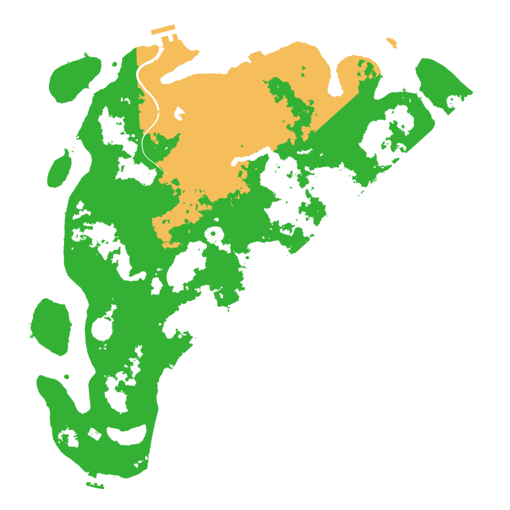 Biome Rust Map: Procedural Map, Size: 4250, Seed: 778811