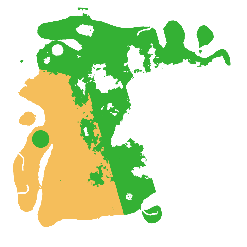 Biome Rust Map: Procedural Map, Size: 3750, Seed: 5672