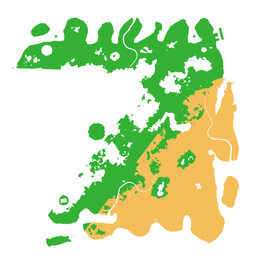 Biome Rust Map: Procedural Map, Size: 4301, Seed: 758625