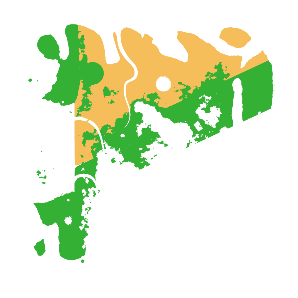 Biome Rust Map: Procedural Map, Size: 3500, Seed: 556634145