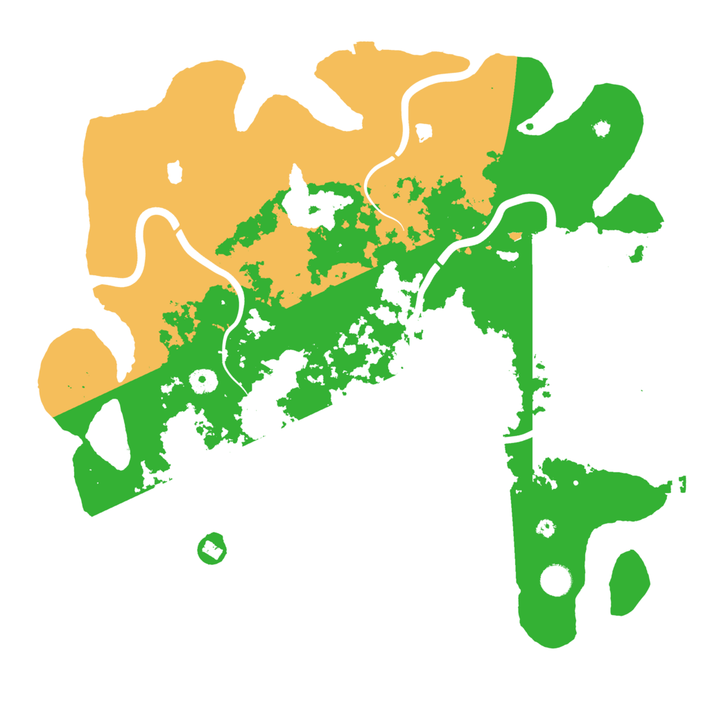 Biome Rust Map: Procedural Map, Size: 4000, Seed: 2028541458