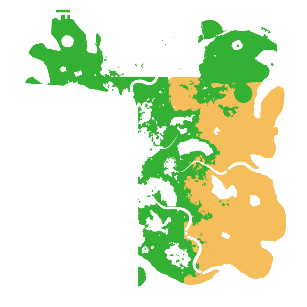 Biome Rust Map: Procedural Map, Size: 4500, Seed: 467705939