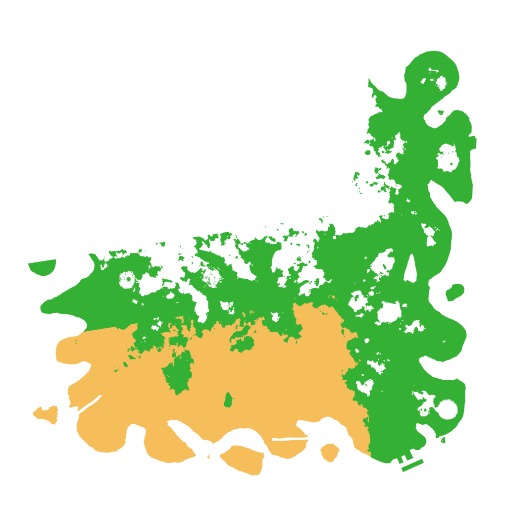 Biome Rust Map: Procedural Map, Size: 4500, Seed: 645369634