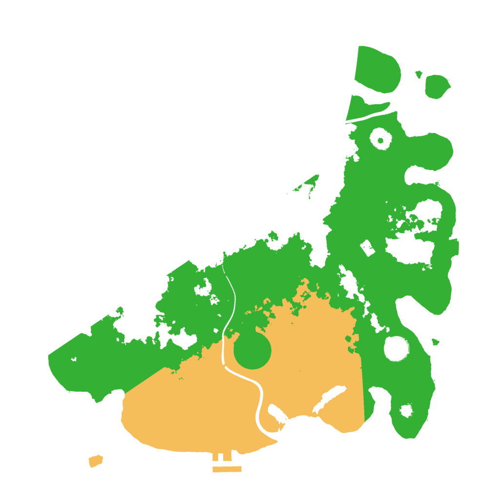 Biome Rust Map: Procedural Map, Size: 3500, Seed: 1522569581
